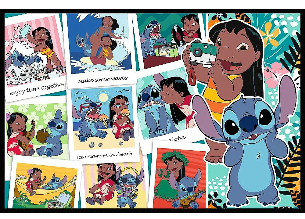 Puzzle Trefl The happy life of Stitch, 2x200 el. foto