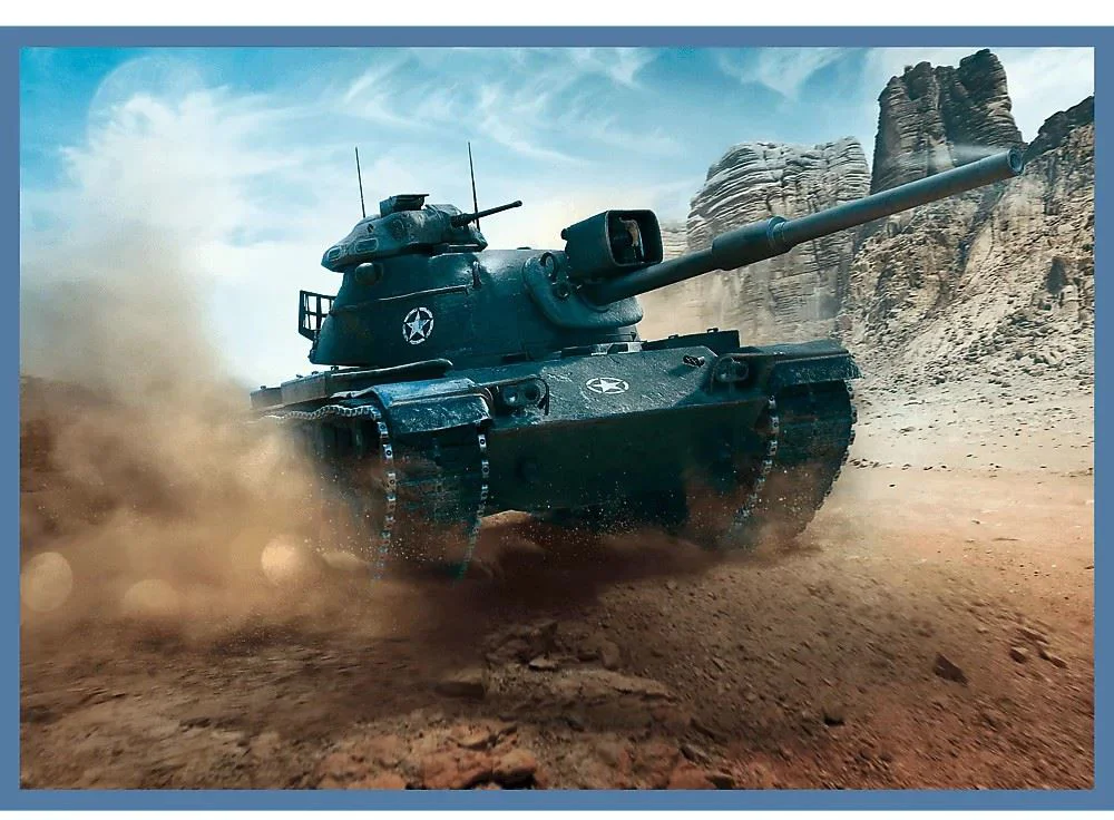 Puzzle Trefl The great tank battle World of Tanks, 4x250 el. foto