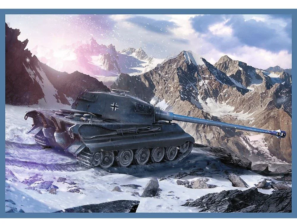 Puzzle Trefl The great tank battle World of Tanks, 4x250 el. foto
