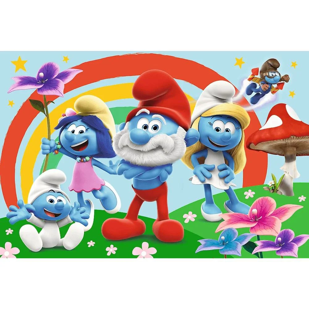 Puzzle Trefl 24 Maxi Smurf day foto