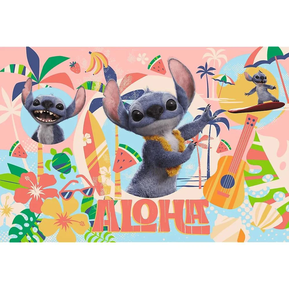 Puzzle Trefl Stitch and friends in action, 100 el. foto