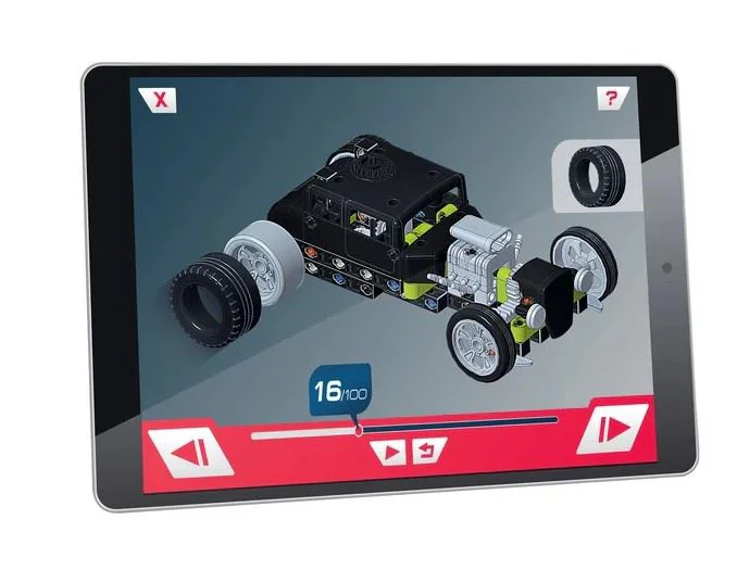Constructor 2 in 1 Clementoni Science&Play Mechanics Hot Rod foto