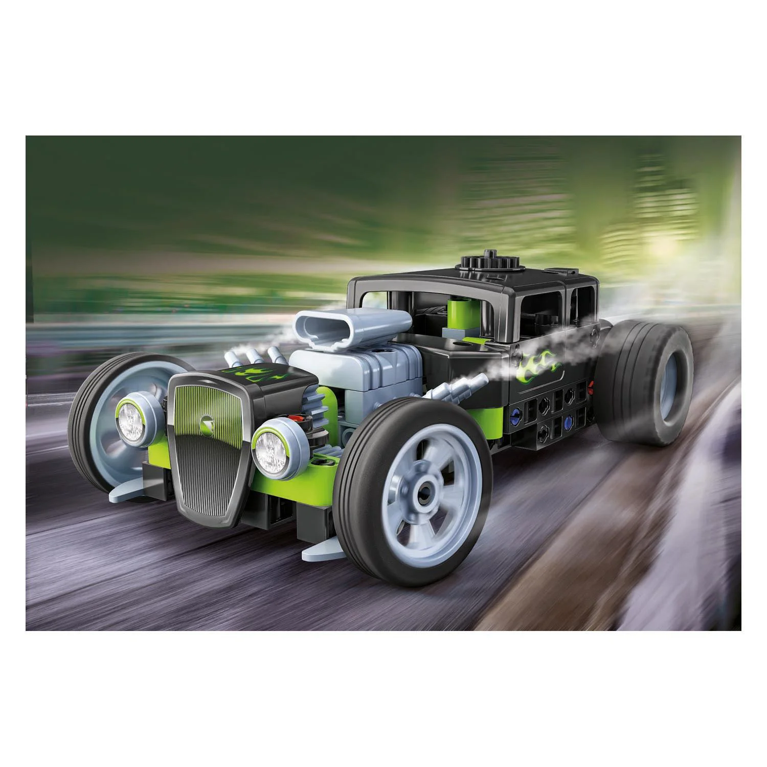 Constructor 2 in 1 Clementoni Science&Play Mechanics Hot Rod foto