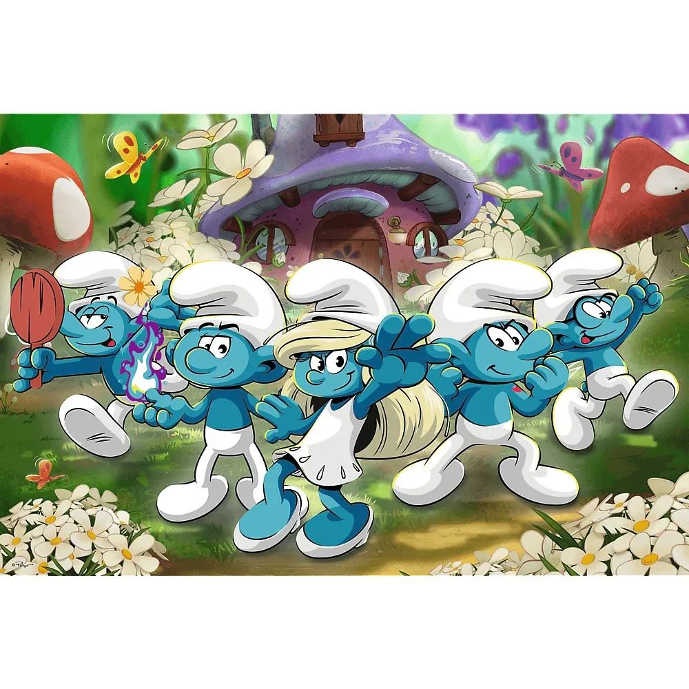 Puzzle Trefl Smurfs The Movie 2025, 100 el. foto