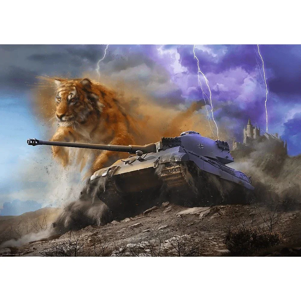Puzzle Trefl Premium Plus World of Tanks: Tiger, 1000 el. foto