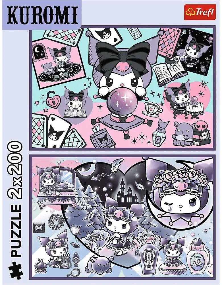 Puzzle Trefl Kuromis mischiefs Hello Kitty, 2x200 el. foto