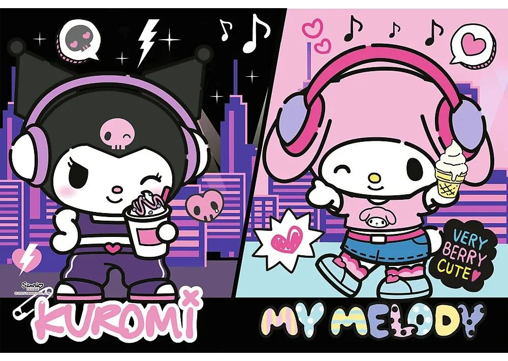 Puzzle Trefl Kuromi rules Hello Kitty, 160 el. foto