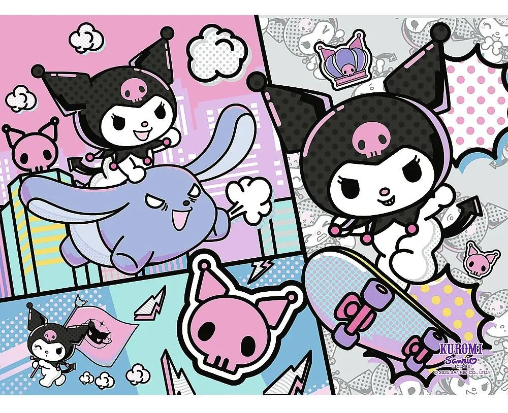 Puzzle Trefl Have fun with Kuromi Hello Kitty, 30 el. foto