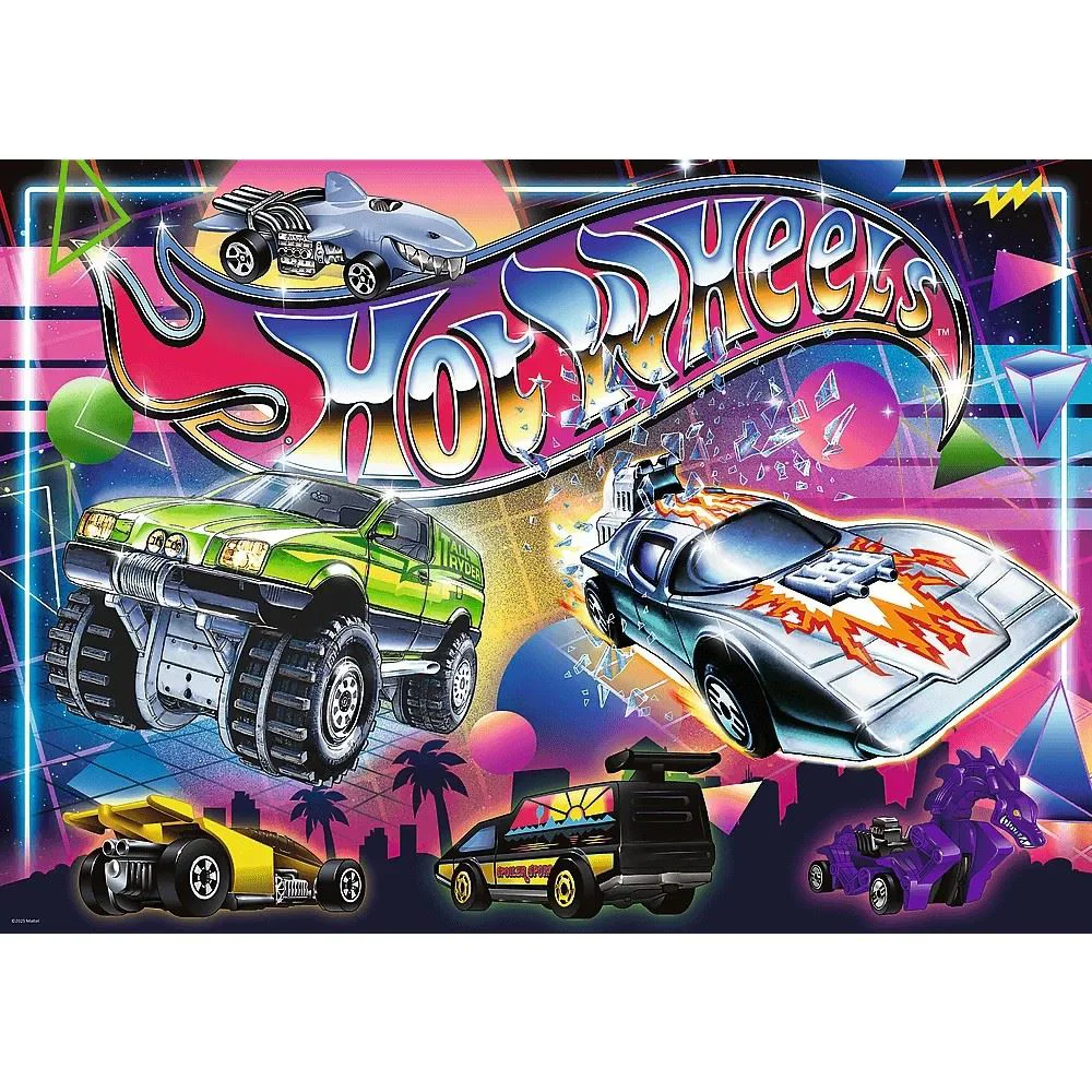 Puzzle Trefl Hot Wheels: 80s Vibe, 500 el. foto