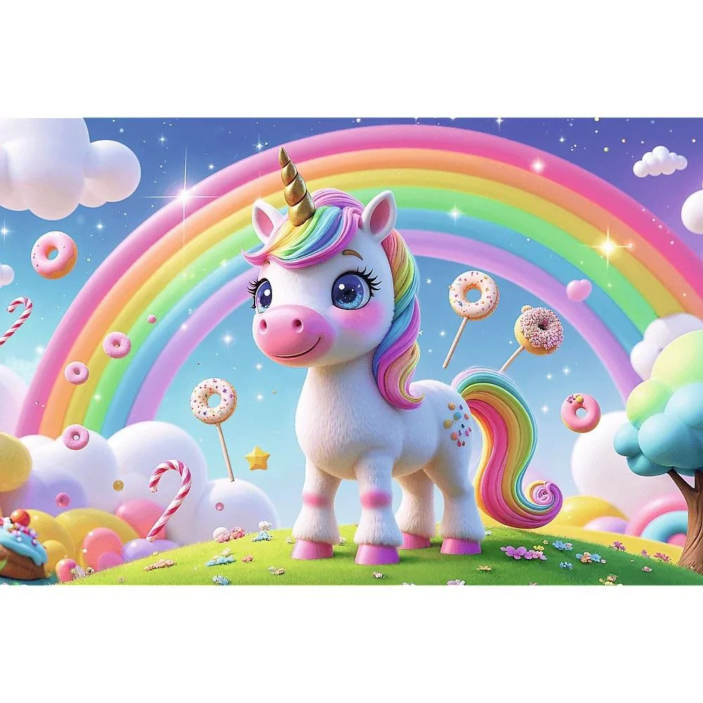 Puzzle Trefl Candy's world, 60 el. foto