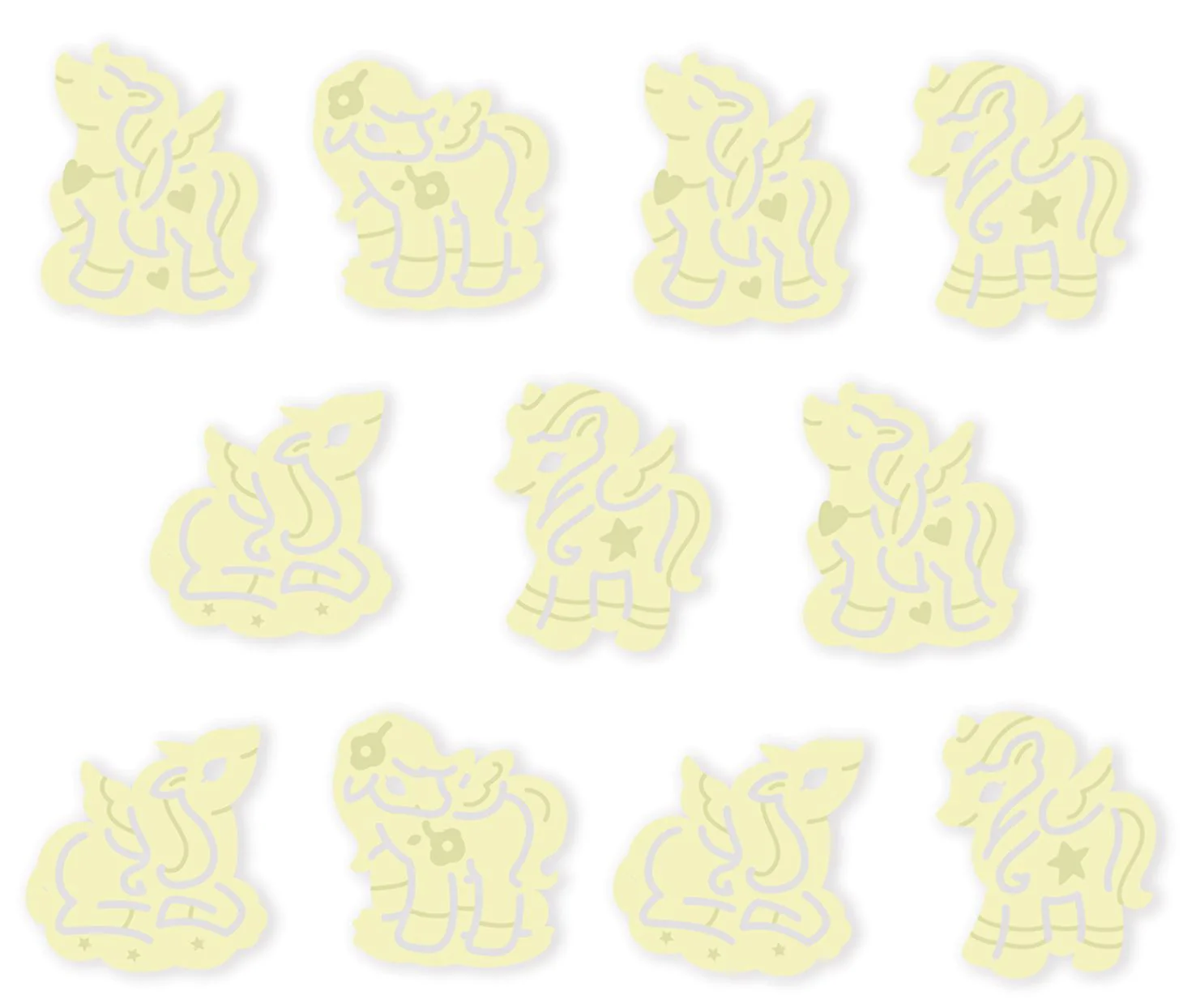Set 3D autocolante 4M Unicorn foto