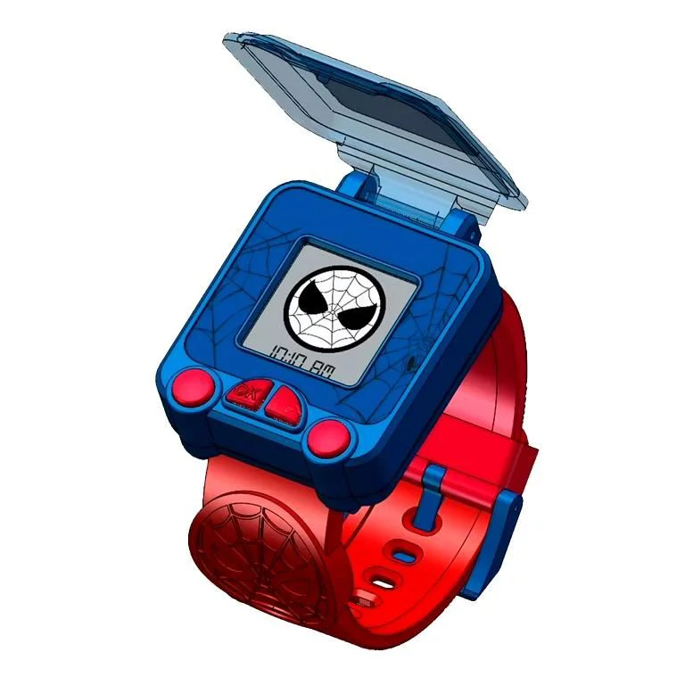 Ceas educational LED de mana KiDS cu jocuri Spiderman foto