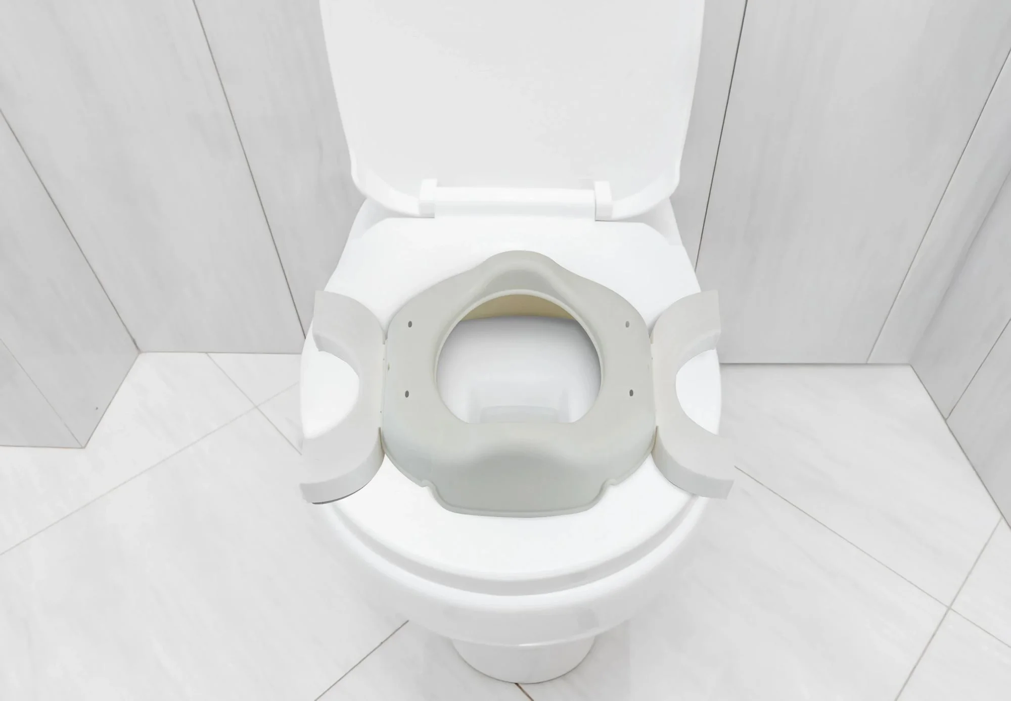 Портативный горшок 2 в 1 BabyJem Soft Grey foto