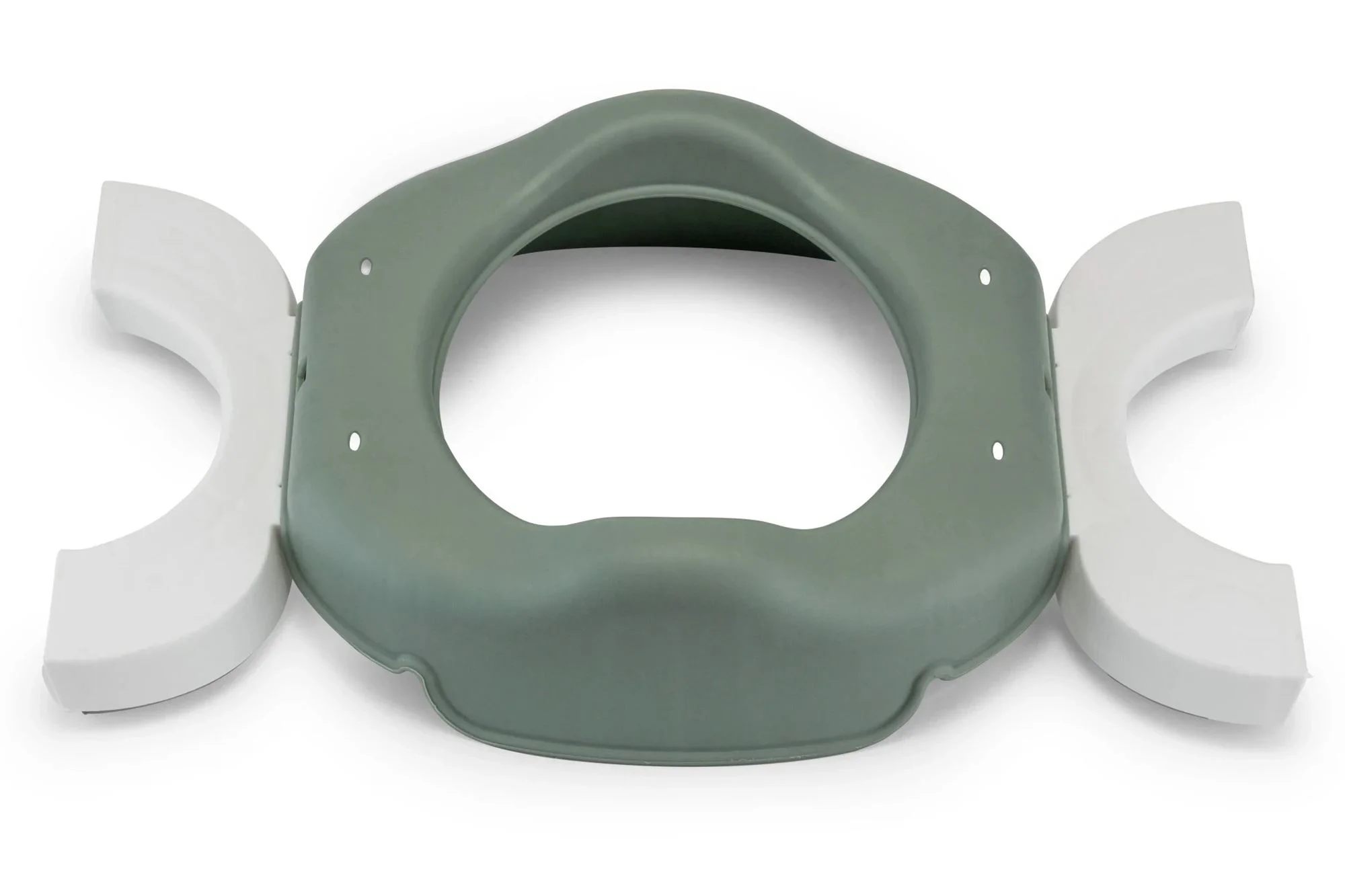 Портативный горшок 2 в 1 BabyJem Soft Grey foto