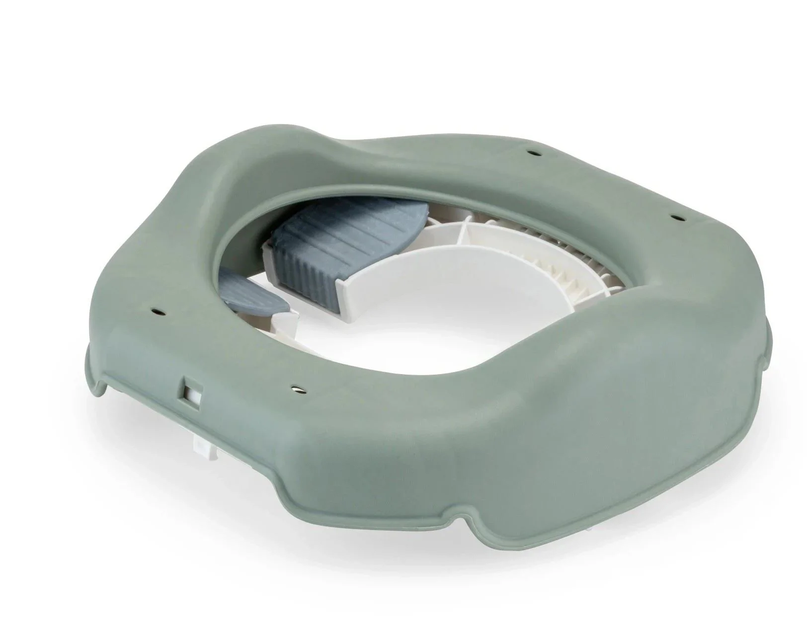 Портативный горшок 2 в 1 BabyJem Soft Grey foto