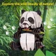 3D Puzzle CubicFun "Panda mare", 55 piese foto