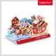 3D Puzzle CubicFun Sania lui Mos Craciun, 19 piese foto