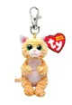 Breloc TY Beanie babies Pisica Mango, 12 cm foto