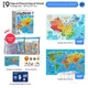 Puzzle 2 in 1 Mideer Harta Chinei si Harta Lumii, nivelul 9 foto