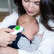Цифровой 5-в-1 многофункциональный инфракрасный термометр BBluv Ora foto