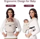 Эргономичный рюкзак‑кенгуру Momcozy Newborn to Toddler Cotton Khaki foto