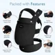 Эргономичный рюкзак‑кенгуру Momcozy Newborn to Toddler Air Mesh Black foto