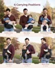 Эргономичный рюкзак‑кенгуру Momcozy Black foto