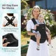 Эргономичный рюкзак‑кенгуру Momcozy Black foto
