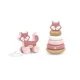 Set jucarie de tras si piramida din lemn Viga Toys Vulpe foto