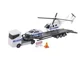 Set de joaca HTI Transportator Teamsterz cu elicopter si masina de politie, (in as.) foto