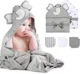 Set prosoape de baie si lavete Momcozy foto