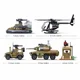 Set de constructie Sluban Vehicule militare, 744 piese foto