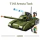 Set de constructie Sluban Army T-14S, 319 piese foto