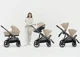 Двойная коляска Cybex Gazelle S TPE BP Almond Beige foto