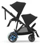 Двойная коляска Cybex e-Gazelle S BLK BP Moon Black foto