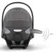 Автолюлька i-Size Cybex Cloud T i-Size JS Wings Black, 45-87 см foto