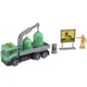 Camion  HTI Teamsterz City Loader cu remorca si brat telescopic pentru incarcare, in as. foto