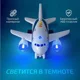 Avion cu frictiune Wenyi cu lumini si sunete, 1:200 foto