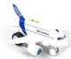 Avion cu frictiune Wenyi cu lumini si sunete, 1:200 foto