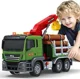 Camion cu inertie Wenyi cu lemne, lumini si sunete, 1:10 foto