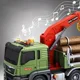 Camion cu inertie Wenyi cu lemne, lumini si sunete, 1:10 foto