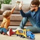 Инерционный эвакуатор Wenyi со светом и звуком, масштаб 1:10 foto