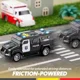 Jeep de politie cu frictiune Wenyi cu lumini si sunete, 1:32 foto