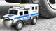 Jeep de politie cu inertie Wenyi cu lumini, sunete si usi mobile, 1:16 foto