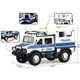 Jeep de politie cu inertie Wenyi cu lumini, sunete si usi mobile, 1:16 foto