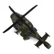 Военный вертолет Wenyi со светом, звуком и инерционным механизмом, 1:16 foto