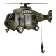 Военный вертолет Wenyi со светом, звуком и инерционным механизмом, 1:16 foto