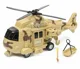 Elicopter militar de salvare cu inertie Wenyi cu lumini si sunete, 1:20 foto