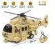 Elicopter militar de salvare cu inertie Wenyi cu lumini si sunete, 1:20 foto