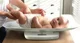 Cantar digital Momcozy cu indicator de inaltime foto